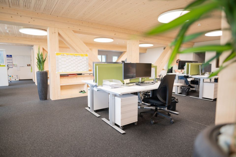 Grossraumbüro Neubau 