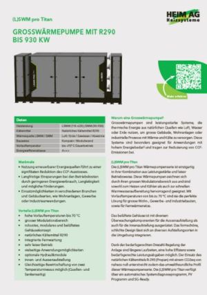 Titelbild Sole-Wasser-Wärmepumpe (L)SWM pro Titan bis 930 kW