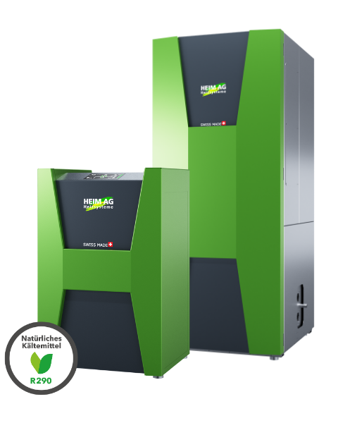 Heim Wärmepumpen produziert in Aadorf mit natürlichem Kältemittel R290