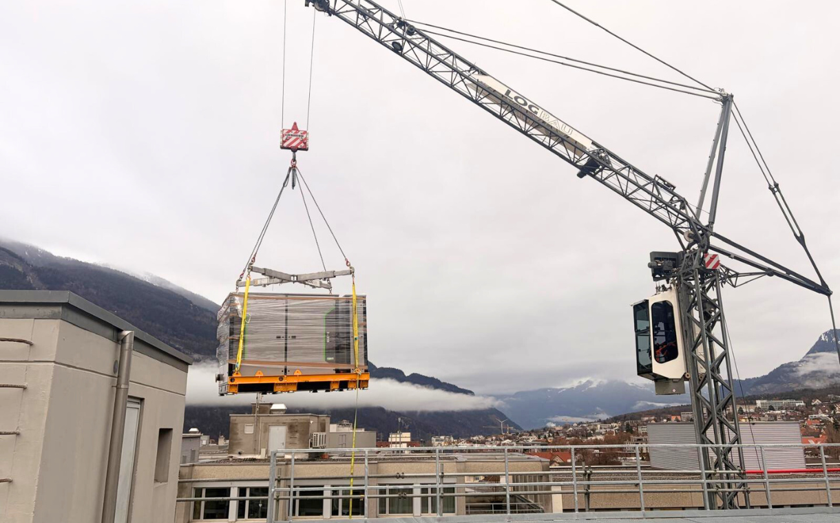 Grosswärmepumpe Migros Appenzell Heizungsraum