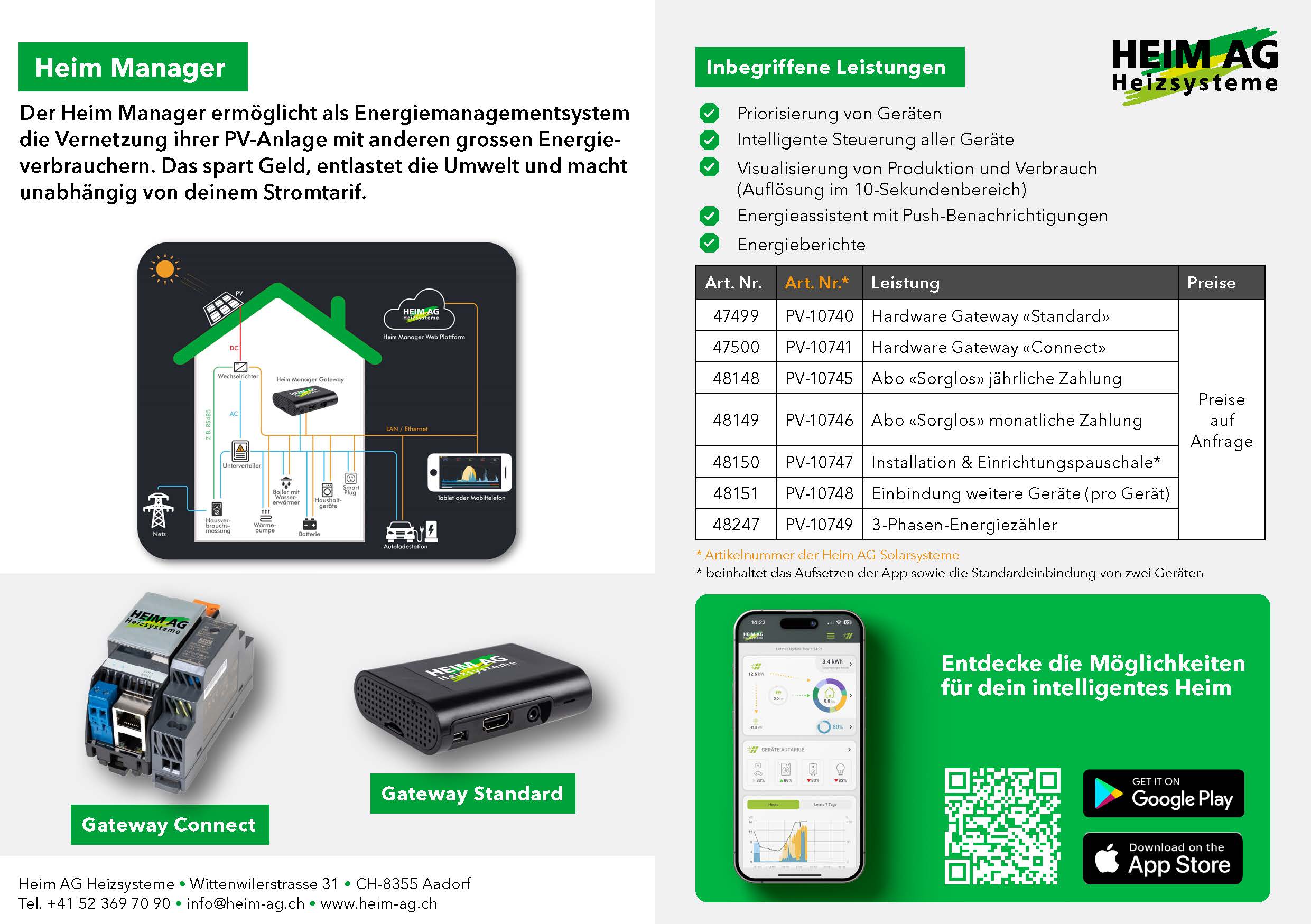 Flyer Heim Manager
