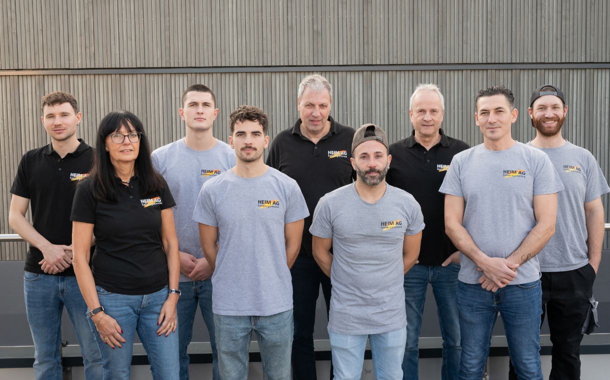 Teamfoto Heim AG Solarsysteme