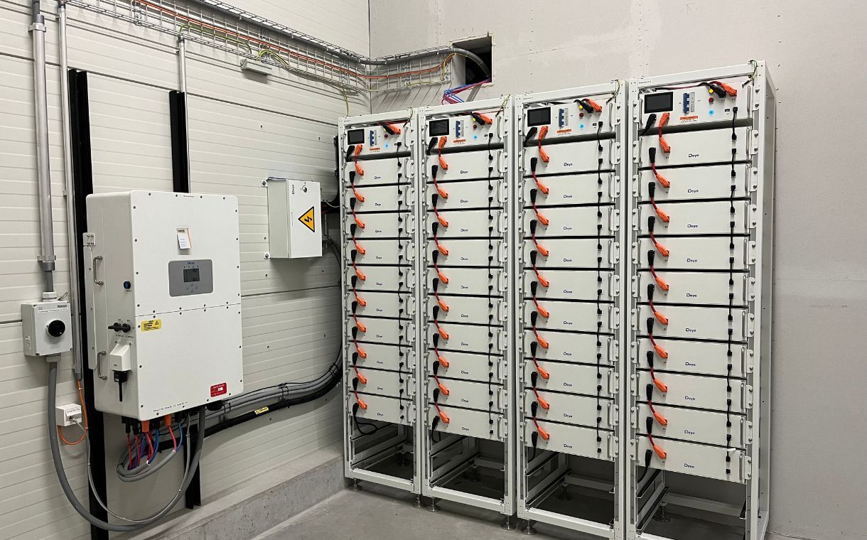 Batteriespeicher Referenz Allparts Autoteile GmbH Batteriespeicher